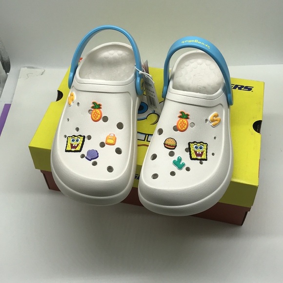 Skechers Sponge Bob Squarepants  Women's Patrick Foamies Size 7 - Picture 14 of 16